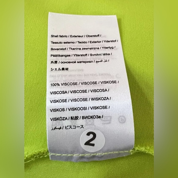 New Farm Rio LIME GREEN CUTOUT TIE RUCHED MIDI DRESS Size L - Picture 10 of 12